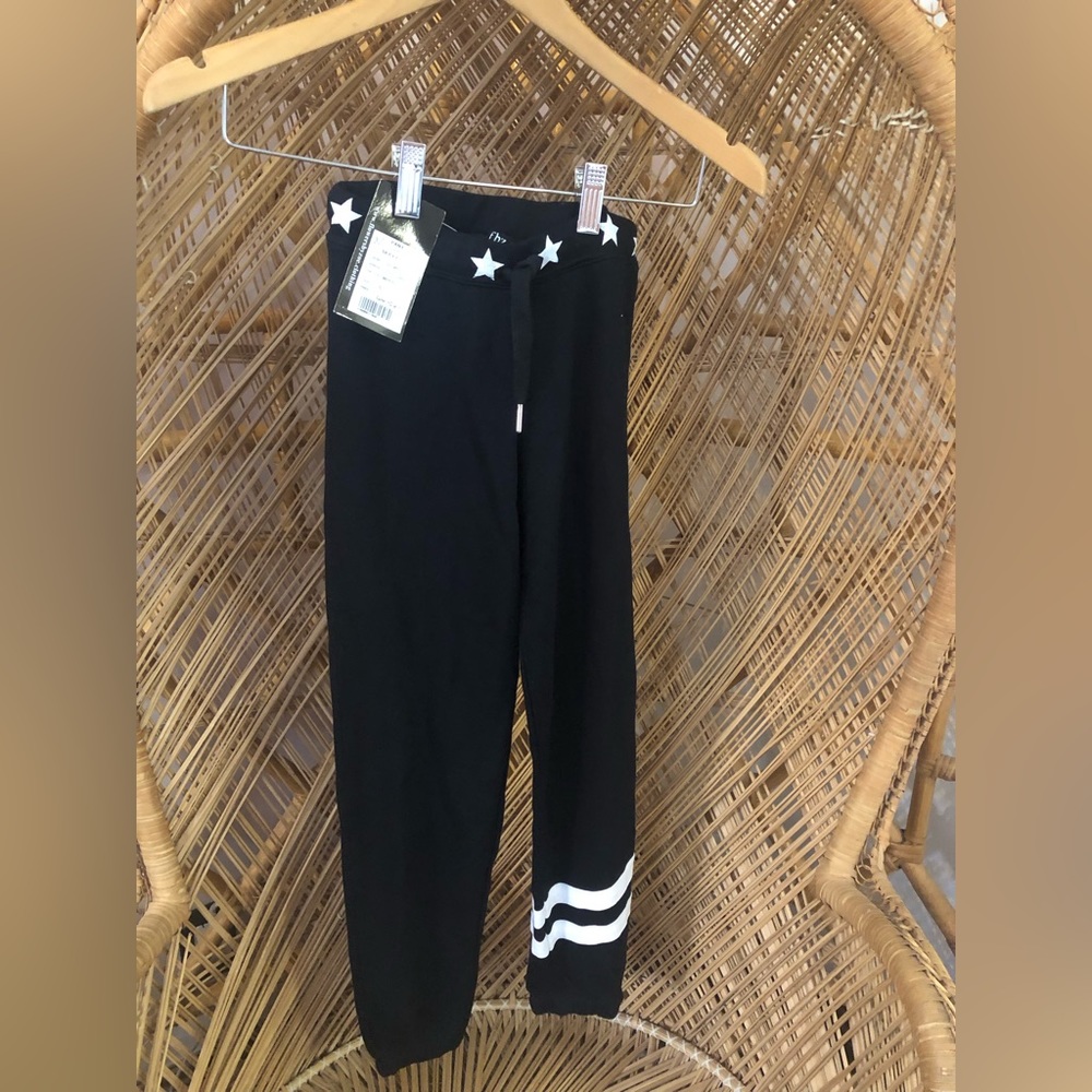 FLOWERS BY ZOE size S  two stripe sweatpants